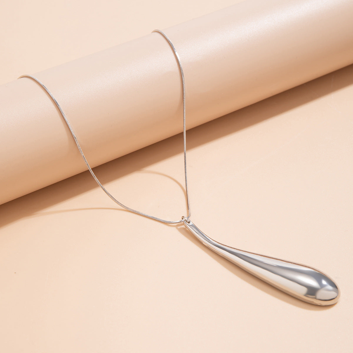 Wholesale Exaggerated Water Drop Punk Style Alloy Necklaces